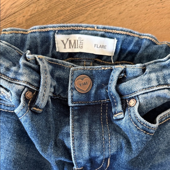 Classic Blue Girl’s Flare Jeans - Picture 2 of 3